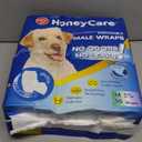 HONEY CARE All-Absorb A25 Male Dog Wrap, 50 Count, Medium, White