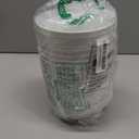 10 Pack 6 Inch Plant Pots with Drainage and Saucers, White Plastic Flower Pots for Indoor and Outdoor Plants, Stackable Nursery Planters for Houseplants and Herbs, White