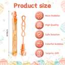 84Pcs Easter Day Bubble Wands, Mini Bubble Wands for Party Favors, Easter Colorful Gift Toys for Girls Boys Kids Toddler Adults, Party Bag Stuffers Goodie Bag Filler, Classroom Prizes
