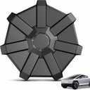 Wheel Hubcaps for Cybertruck, Tesla Cybertruck Accessories Wheel Cover ABS Black Durable Easy to Install Wheel Covers for Cyber Truck (1 PCS)