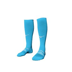 Mizuno Performance OTC Socks | Padded Athletic Socks | Light Blue | Unisex Large