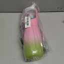 Dog Water Bottle Portable, 19Oz Large Capacity Dog Water Dispenser, Food Grade Pet Accessories for Small Dogs Large Breed, Travel Pet Water Bowl for Outdoor, Dog Birthday Gifts (Pink&Green)