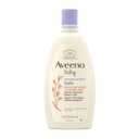 Aveeno Baby Nighttime Calming Comfort Bath, Body & Hair Wash with Relaxing Lavender & Vanilla Scents & Natural Oat Extract, Tear-Free Formula, Paraben-, Phthalate- & Soap-Free, 18 Fl. Oz