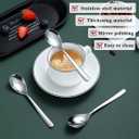 Kyraton Teaspoons Set of 24, Stainless Steel Coffee Spoon, Spresso Spoons for Home, Restaurant, Hotel, Parties, Dishwasher Safe