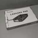 Tiawudi Lasagna Pan with Handles, 15x10x3 Inch Bakeware for Oven, Nonstick Rectangular Roasting Pan, Deep Baking Dish for Cake and Brownie, Heavy Duty (15X11X3")