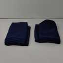 BGment Rod Pocket and Back Tab Blackout Curtains for Bedroom - Thermal Insulated Room Darkening Curtains for Living Room, 2 Window Curtain Panels (52"W x 63"L (Pack of 2), Navy Blue)