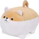 19.6" Fat Dog Plush Pillow Shiba Inu, Cute Corgi Stuffed Animals Plushies Toy Doll Festival