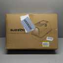 Stainless Steel Top Entry Litter Box with Dog-Proof, Hooded Stainless Steel Litter Box with Filter Lid & Scoop for Low Tracking, Enclosed Cat Litter Boxes for Anti-Leakage Metal Litter Pan