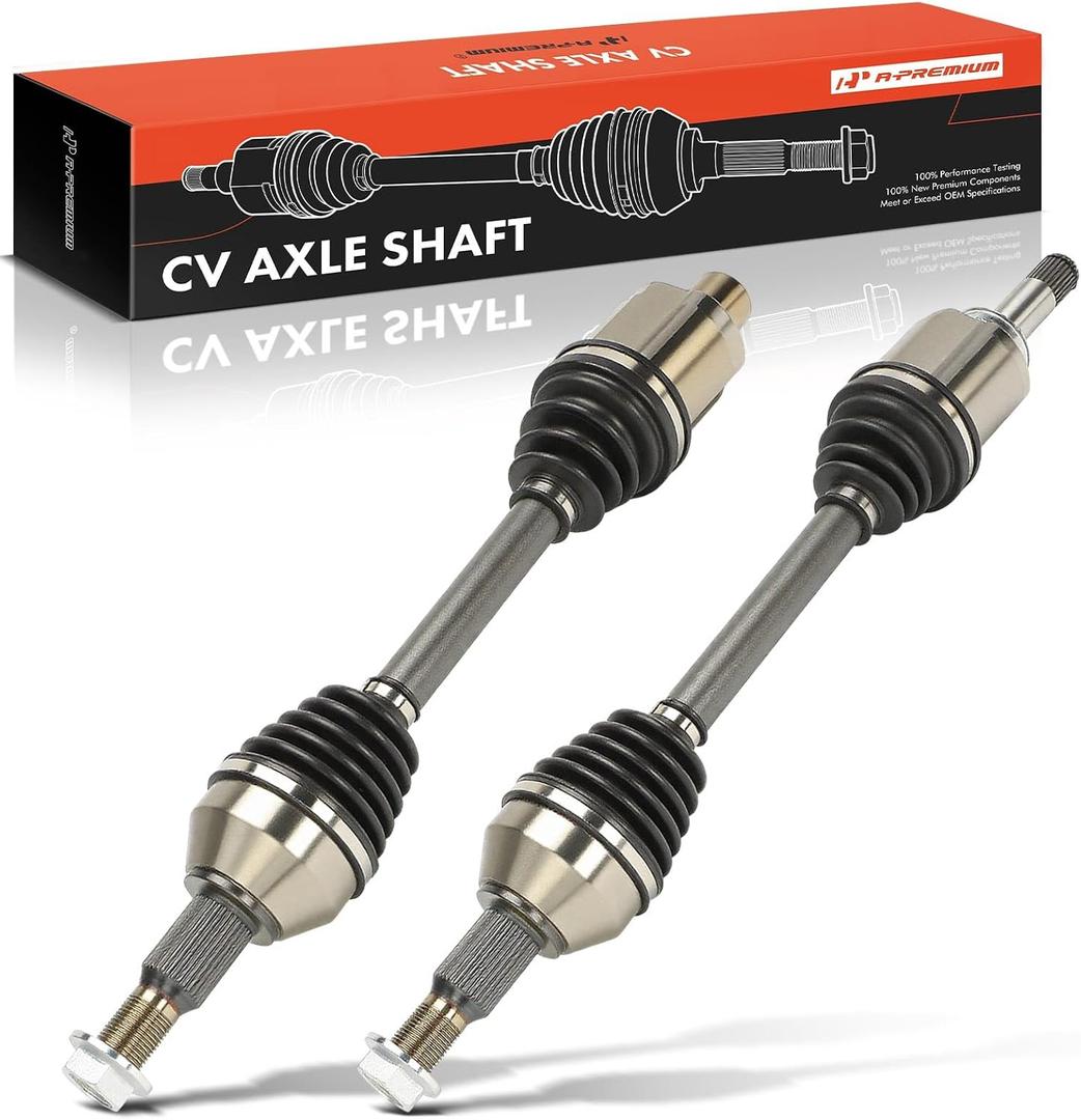 A-Premium Pair (2) CV Front Axle Shaft Assembly Compatible with Chevrolet Traverse 2009-2017 & GMC Acadia 2007-2017 & Buick Enclave & Saturn Outlook, 2007-2017, Left and Right, Replace# 20985786