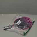PRO SPIN Pickleball Paddles - USAPA-Approved Graphite Carbon Friction Surface Paddle - Set of 2 has Indoor/Outdoor Balls, Bag for Equipment & Accessories - Pickle Ball Gift for Women, Men, Kids (Pink (1-Pack))