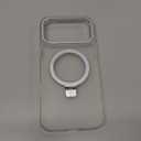 Magnetic for iPhone 17 Pro Max Case with Ring Stand, [10 FT Drop Protection] [Velvety Touch] Slim Translucent Matte Back Shockproof Phone Case for iPhone 17 Pro Max 6.9'', Frosted White