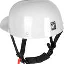Yesmotor Motorcycle Baseball Helmet - Retro Baseball Style Cap for Unisex-Adult, DOT Approved