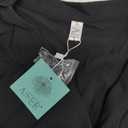 Aifer Womens Blouse Lantern Long Sleeve Dressy Casual Tops V Neck Button Down Shirts Blouses 2025 (XL, Black)