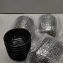 Tioncy 36 Pcs Bowls Set Unbreakable Dessert Soup Salad Bowls for Pasta Cereal Soup Dishwasher Safe (10 oz,Black)