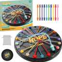 lartoys Rope Untangling Puzzle Game, Educational Strategy Board Game for Kids & Adults, Family Travel Party Games with Multi-Level Challenges, Gifts for All Ages (Large(8.8 in))