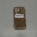 FABSPARK Phone Case for iPhone 16 Pro Max Case,Simple Wave Design Wavy Frame Soft Silicone Aesthetic for iPhone 16 Pro Max,Brown