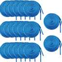 Luckkyme 20Pack Replacement Drawstrings Drawcords for Pants Sweatpants Hoodies Scrubs Jackets Shorts 47" Long (Light Blue)