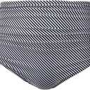 Tempt Me Women High Waisted Bikini Bottom Retro Ruched Swim Bottom Shirred Tankinis Brief (XL, 1 Stripe)