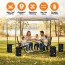 Canopy Weights Bags Set of 4, 220 LBS Canopy Water Weights for Canopy Tent Legs, Tent Weights for Pop Up Canopy, Gazebo, Portable Canopy Weight Bags for Outdoor Camping