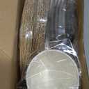 Baderke 195 Pcs Christmas Party Supplies Merry Bright Disposable Tableware Set Gold Christmas Plates Tablecloth Banner Napkins Cups Forks Knife Spoon Friendsmas Xmas Holiday Decorations for 24 Guests