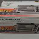 BLACK+DECKER 4-Slice Toaster Oven, Even Toast, 4 Cooking Functions Bake, Broil, Toast and Keep Warm, Removable Crumb Tray, Timer