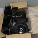 Heavy Duty Panel Dolly Roller 1100LBS Capacity Door Cart with 10" Solid Rubber Wheels,Adjustable Clamp Panel Cart with Handle, All Terrain Slab Dolly for Drywall Sheet Heavy Material-Black