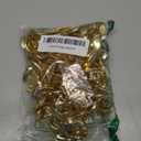 Chunky Fake Gold Chain for Hip Hop Rapper Costume Jewelry, Fake Plastic Gold Necklace Accessories for 80s 90s Men Women Halloween Costume Dress Up Party Props