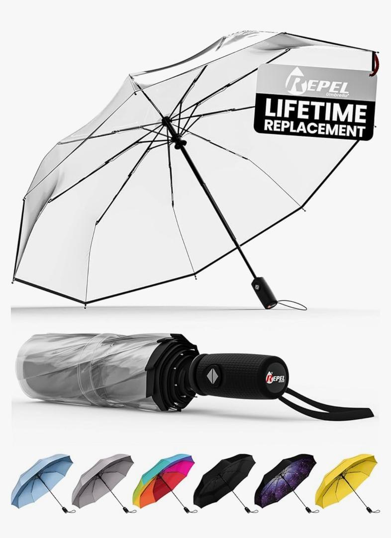 REPEL Windproof Travel Umbrella - Compact & Withstands Winds up to 85MPH , Strongest Premium Auto Folding Umbrella for Rain and Sun - Durable, Light & Portable for Women & Men , Fits Backpack & Cars REPEL Windproof Travel Umbrella - Compact & Withstands Winds up to 85MPH , Strongest Premium Auto Folding Umbrella for Rain and Sun - Durable, Light & Portable for Women & Men , Fits Backpack & Cars