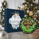 7 x Irish Ornament 2025, Celtic Cross Ornament with Shamrocks  Irish Faith Home Dcor, Easter Gift, Catholic Keepsake Symbol of Faith & Blessings