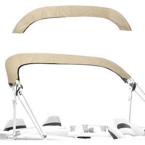 Bimini Top Storage Boot,Bimini Top Cover Replacement Boot, Waterproof UV Protection Fits Round and Square Tube for Bimini Tops for Boats (97"-103" W, Beige)