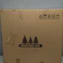 6 ft pre-lit Decorated Christmas Tree, 200 LED Warm Lights, Prelit pop-up Christmas Tree, Fully Decorated 66 Ornaments, Collapsible Pull Up Christmas Tree with Lights for Indoor Home Party Decor (European Plug)