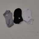 adidas womens Superlite No Show Socks (6-pair Pack) Low Profile Below Ankle (Medium, White/Black/Grey)