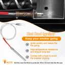 Upgrade Grills Replacement Parts Kit for Pit Boss, Traeger Wood Pellet Grills, Include 2.0 RPM Auger Motor, Hot Rod Ignitor, Fire Burn Pot, Induction Fan, Fit for Camp Chef, Z Grills Pellet Grill