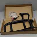 JWWY for Charger Center Consoles Dash Board Dashboard Instrument Gauge Cluster Dash Fascia Trim Panel Garnish Bezel for 2015-2024+ Dodge Charger Interior Accessories, ABS Bright Black 5pcs