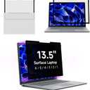 Laptop Privacy Screen Surface Laptop 5/4/3/2/1-13.5 Inch, Removable Computer Screen Anti-Spy Anti Glare Filter Shield for Microsoft Surface Laptop 13.5in, Black