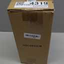 Vurkcy 4 inch Inlet Exhaust Tip, 5" Outlet 12" Overall Length Stainless Steel Exhaust Tail Pipe, Bolt-On, Rolled Edge, Slant Sleek Angle Cut, Polished Tailpipe, Black