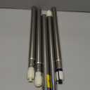 Closet Rod, 17 to 64 Inch Heavy Duty Adjustable Metal Clothing Rack for Hanging Clothes, Closet Poles for Wardrobes, Laundry, Durable Steel, Silver, 16-63"