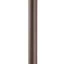 iDesign Kent Plastic Plunger with Cover Set for Master, Guest, Kids', Office Bathroom Cleaning and Storage, 5.96" x 5.96" x 21.66", Bronze
