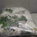 Pauwer Wisteria Hanging Flowers 24 Pack Fake Flower Garland Artificial Wisteria Vines Rattan Silk Flower String Wedding Party Wall Decorations,White