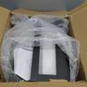 LadyRosian Wooden Bread Box for Kitchen Countertop, Large Bread Storage Container for Homemade Bread, Farmhouse Breadbox Organizer for Cabinet,Pantry,Cupboard,Black