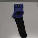 COODEO Dog Socks to Prevent Licking Paws, Healing Boots & Paw Protectors with Non-Slip Bottoms for Wound Protection, Waterproof Sleeve Shoes for Licking（Blue，M_Left)