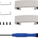 Studio Pro Hinge Replacement Metal Repair Parts for Beats Studio Pro 2023 Model A2924 Headphone,Durable Repair Kit Replacement Headband Metal Folding Hinge Clip Cover Pin Repair Parts SetSandstone
