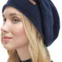 FURTALK Slouchy Beanies for Women Winter Hats Soft Warm Beanie Hat Ladies Knitting Skull Beanies (One Size, Navy)