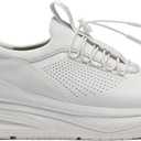 clove Forte Shoes for Doctors & Nurses, Fluid Resistant, Easy to Clean, Slip Resistant, Comfortable for 12+ Hour Standing Shifts, Elastic & No-Tie Laces, Sneakers for Men & Women (Brilliant White, 11.5 Women/10 Men)