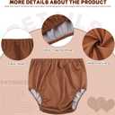 Panitay 8 Pcs Adult Diaper Cover Incontinence Leakproof Plastic Pants Reusable Diapers Cover Waterproof Underwear for Women Men(Multicolored, Medium)