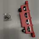 Joinfworld Power Distribution Block Bus Bar 12V 250A with 4 x 5/16"(M8) Studs Marine Bus Bar 12 Volt DC Battery Busbar Terminal Block for Automotive, Car, Boat, Solar Wiring - Negative&Positive