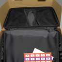 Honlunu Fireproof Document Box, Hard Case Fireproof Document Organizer with Lock, Water Resistant Safe Box for Important Documents Certificates Laptop Passports, Black