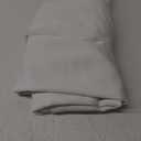 DaysU White Linen Curtains 108 Inches Long for Living Room 2 Panels Farmhouse Boho Privacy Light Filtering Semi Sheer Curtain Drapes for Bedroom Rod Pocket Hook Belt White Curtains 108 Inch Length