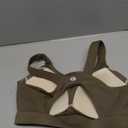 RUNNING GIRL High Impact Sports Bras for Women,Racerback Running Bra Workout Crop Tank Tops Longline Sports Bra Push up, Medium