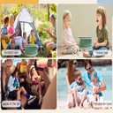 Travel Potty for Toddler, Portable and Foldable Toilet, Apply to Seat Emergency Toilet for Car, Camping, Outdoor, Indoor (green, small)